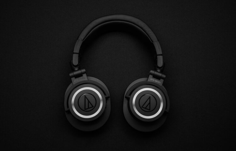 Top View Photo of Black Wireless Headphones